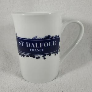 ST DALFOUR Tea Coffee  Cup White New in Original Box Designed In France NOS